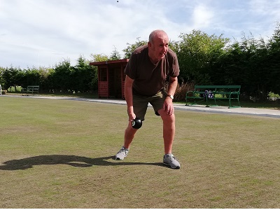 man bowling